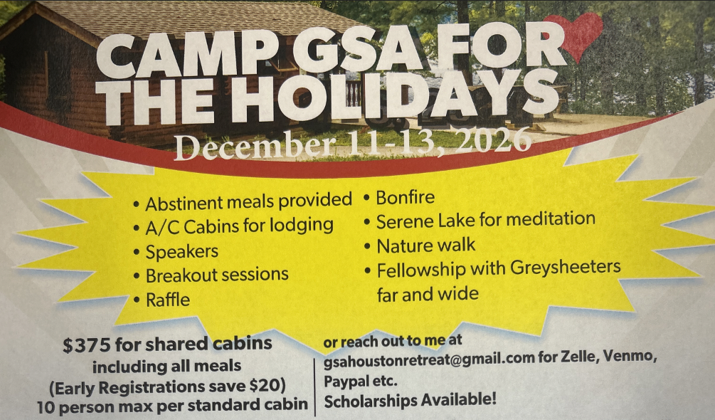 Camp GSA for The Holidays Retreat