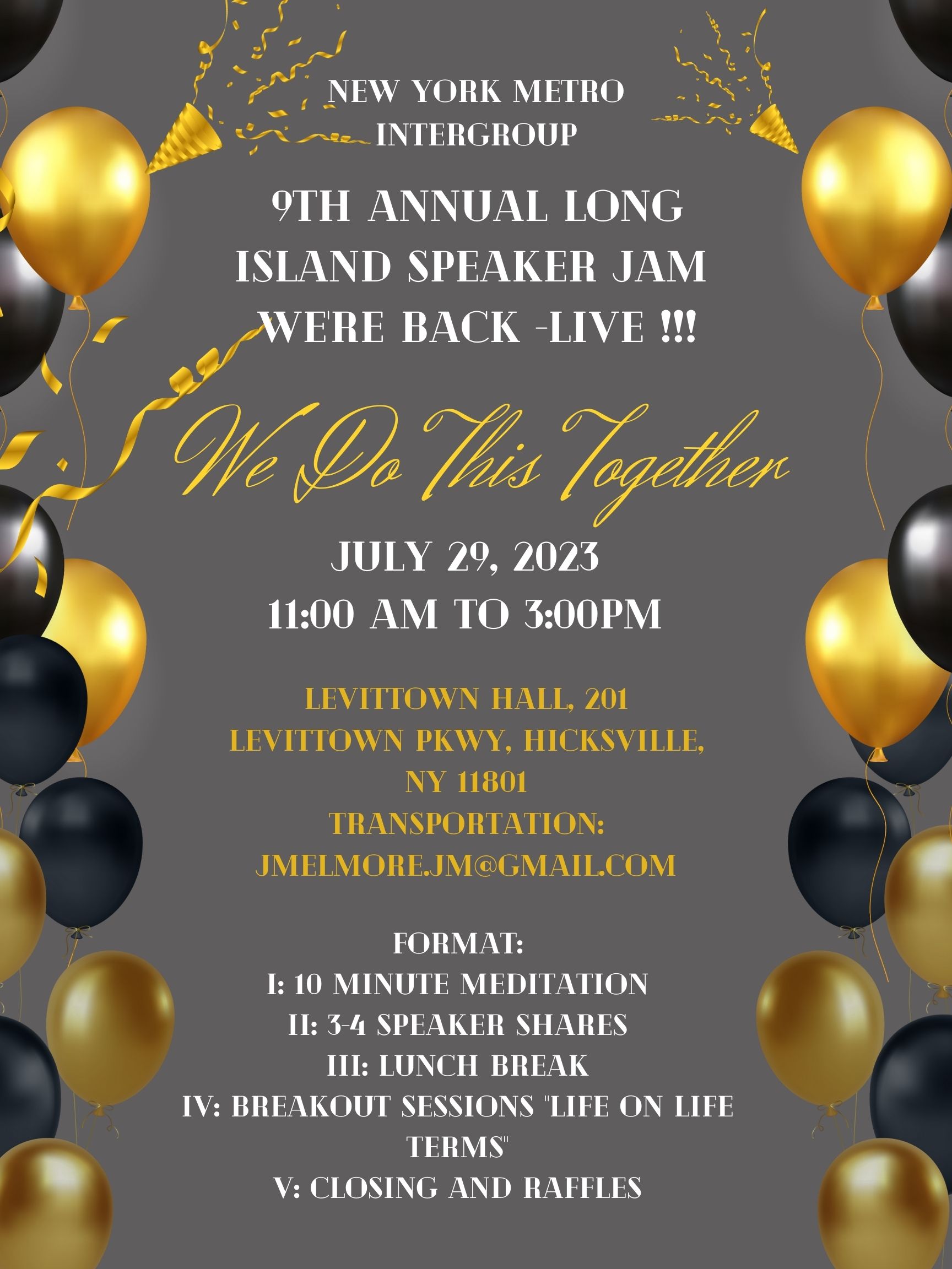 9th Annual Long Island Speaker Jam Live!Recovery Events